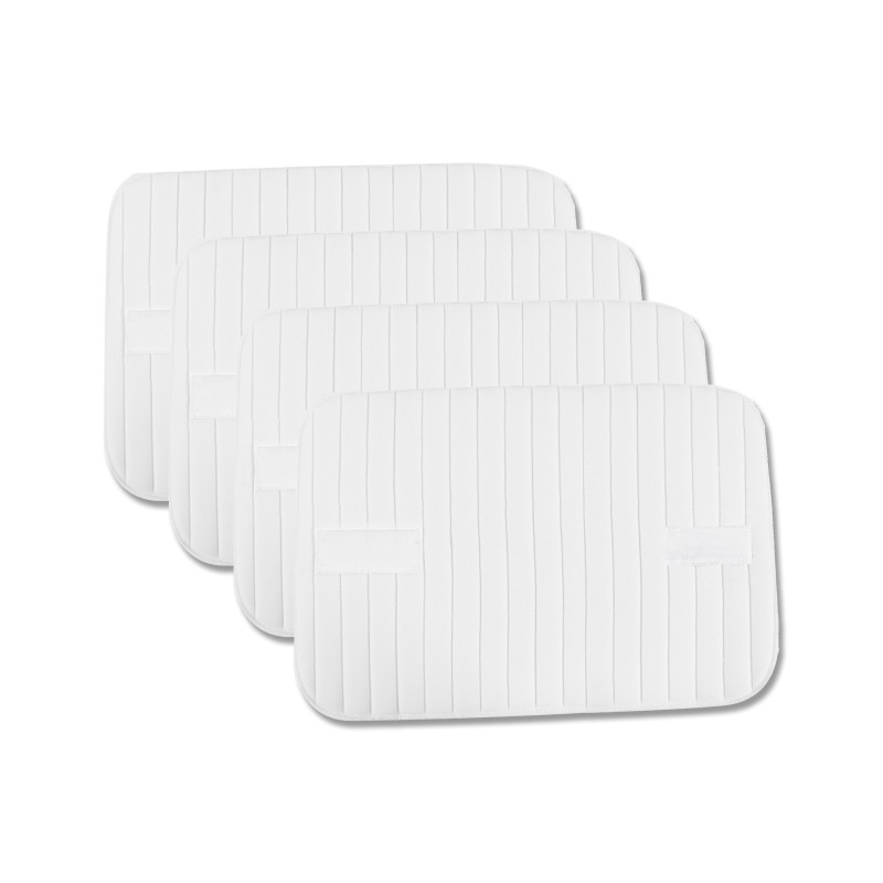 Verbandpads, met klittenbandbevestigingen, set van 4