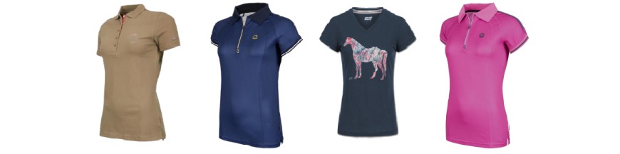 Dames shirt en polo voor het paardrijden
